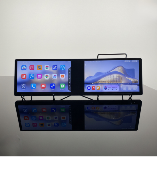 Anku A216 4GB RAM 64GB Dahili Hafıza Çift Ekranlı QLED Araç Multimedya Sistemi