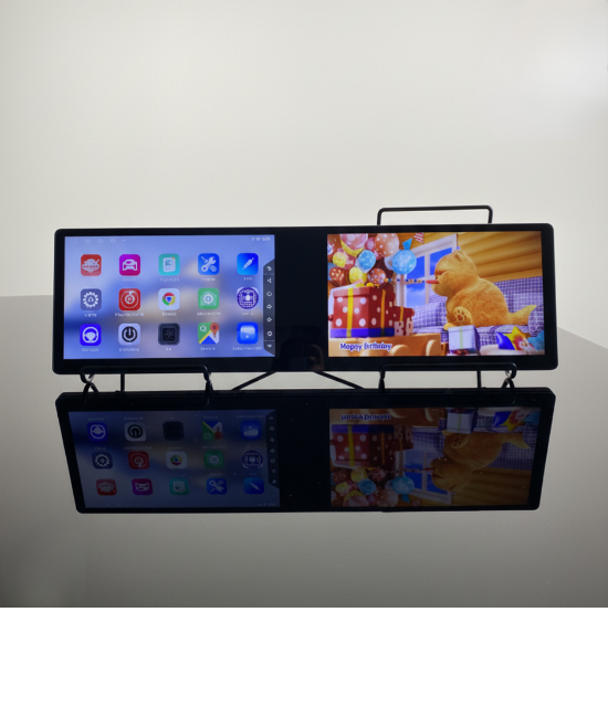 Anku A216 4GB RAM 64GB Dahili Hafıza Çift Ekranlı QLED Araç Multimedya Sistemi