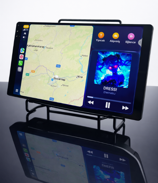 Q828 8GB RAM 128GB Dahili Hafıza QLED Araç Multimedya Sistemi