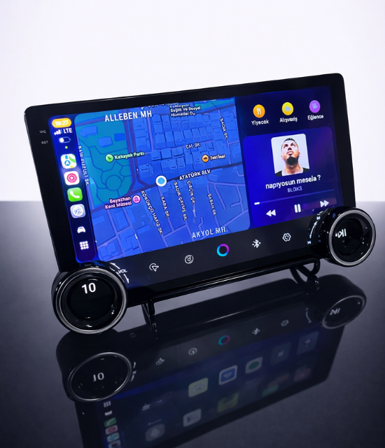 Anku Diamond 4GB RAM 64GB Dahili Hafıza 9.7 Inch QLED Araç Multimedya Sistemi